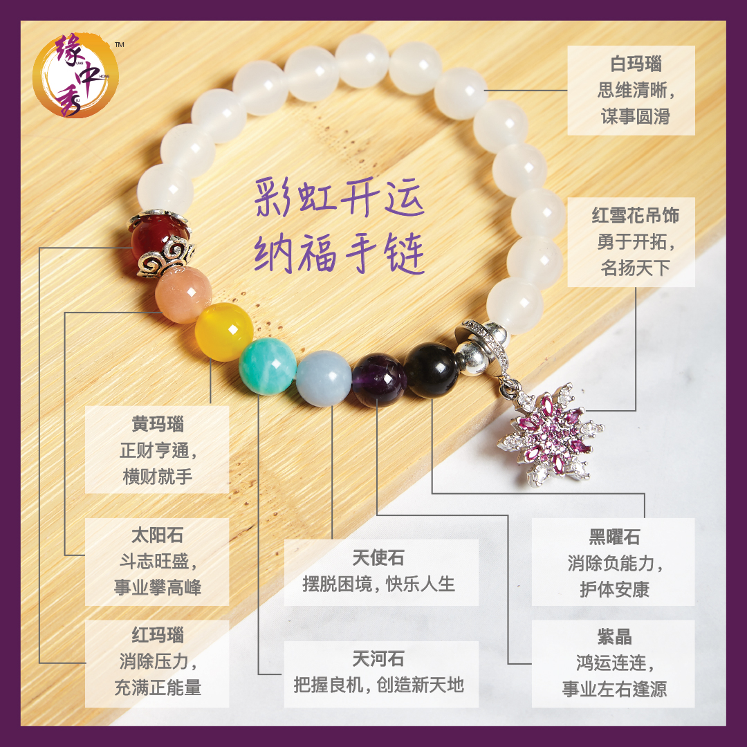 7 Stone Genuine Chakra Bracelet, Designer Grade Mindfulness Gift, 14K