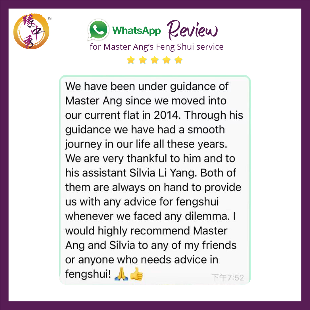 Review Feng Shui Audit by Master Ang 2
