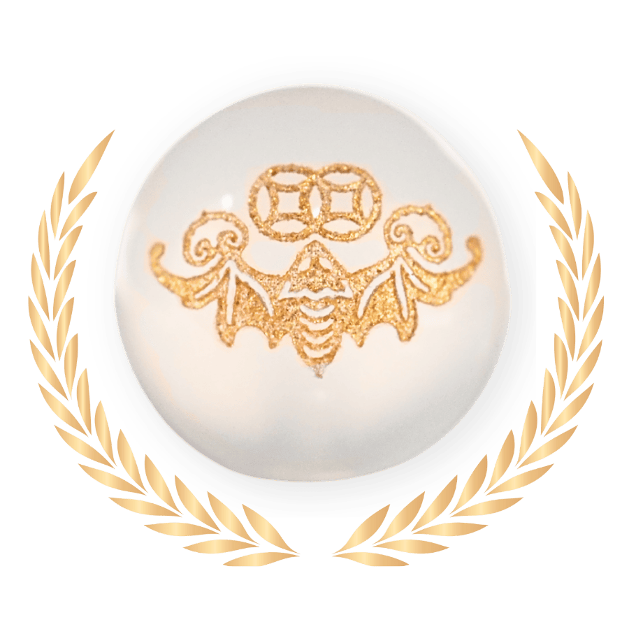 Fortune Bat White Gold