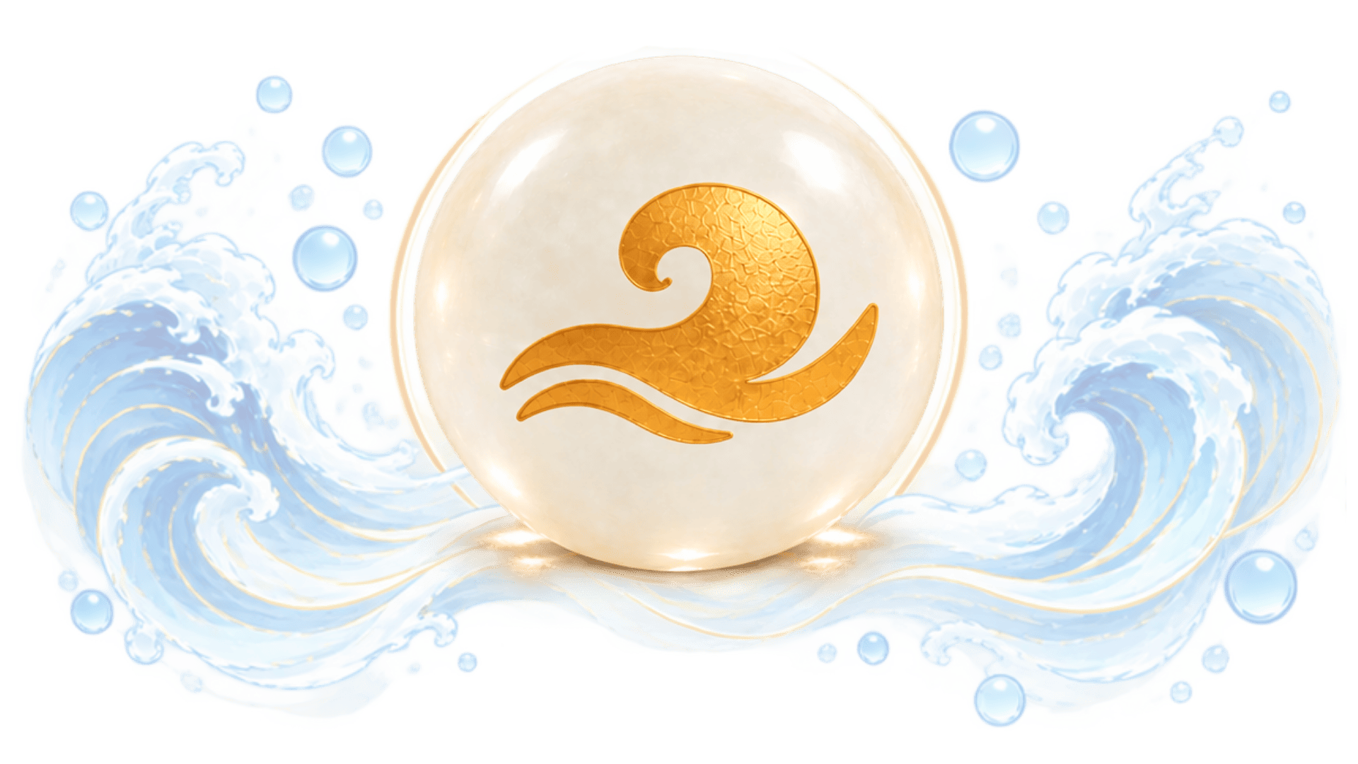 Water Four Elements Engraving