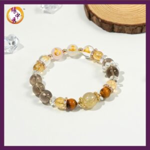 Golden Ember Elemental Bracelet